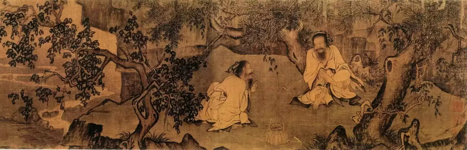 中国名画李唐的《采薇图》鉴赏：宋代历史故事画数量较多