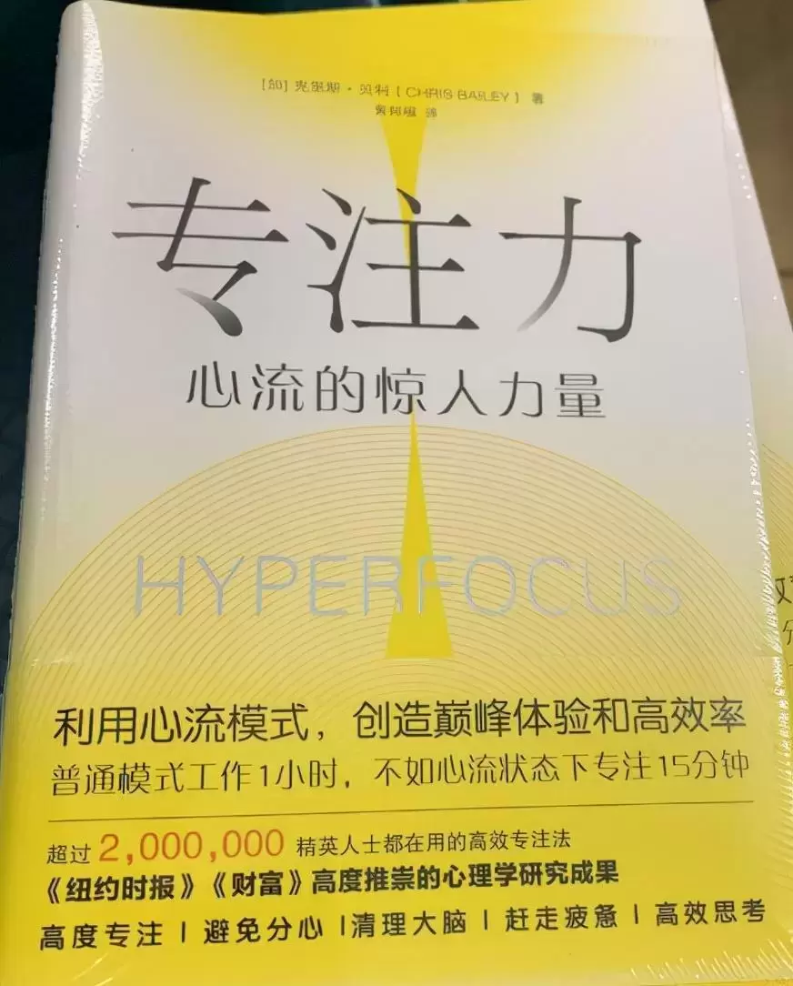 克里斯·贝利《专注力：心流的惊人力量》：“高效率研究”领域的全新之作