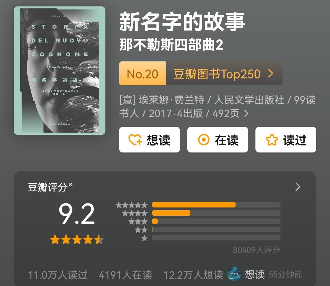 好书推荐：豆瓣图书Top250—11-20篇