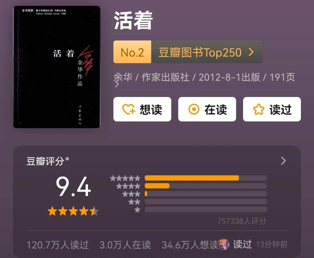 好书推荐：豆瓣图书Top250—1-10篇