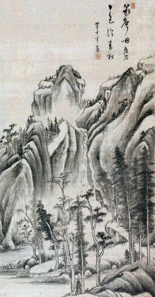 两幅山水画作品《王维诗意图》欣赏，你更喜欢哪一幅