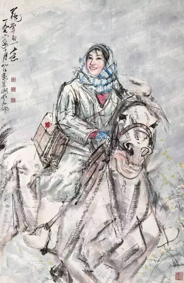 国画大师黄胄经典作品赏析：以画驴闻名的人物画家，技艺非凡