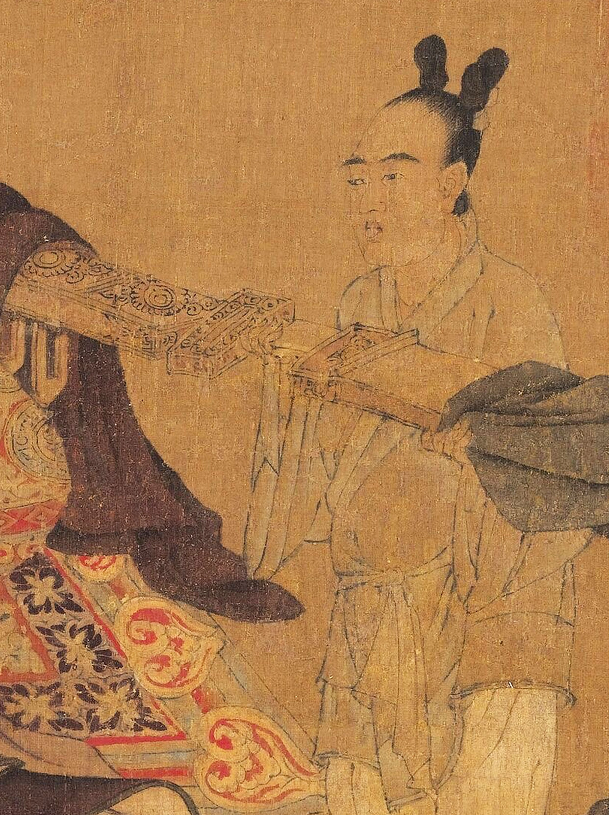 中国古代名画鉴赏：《高逸图》孙位 唐