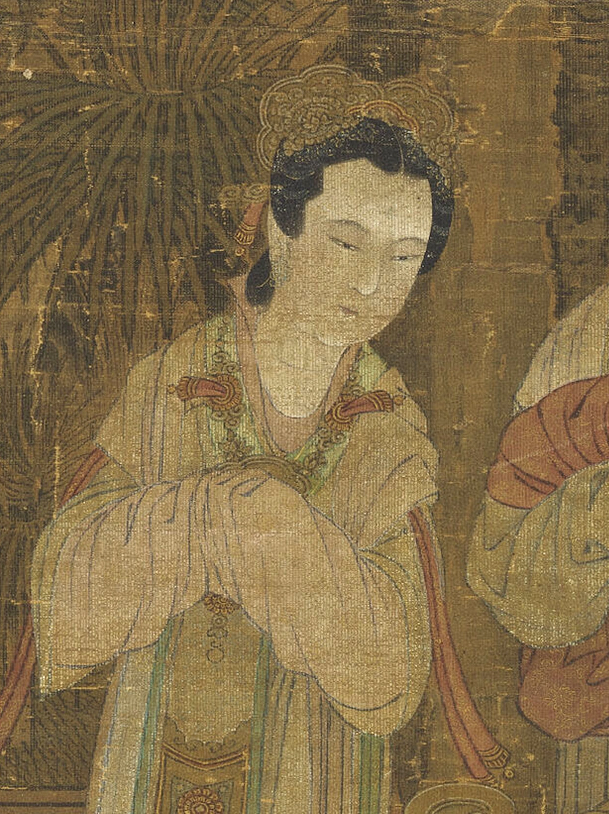 中国古代名画鉴赏：《却坐图》 佚名 ▪️南宋