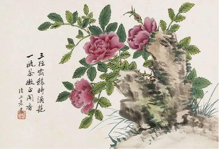 中国古代名画鉴赏：董棨《花鸟册》