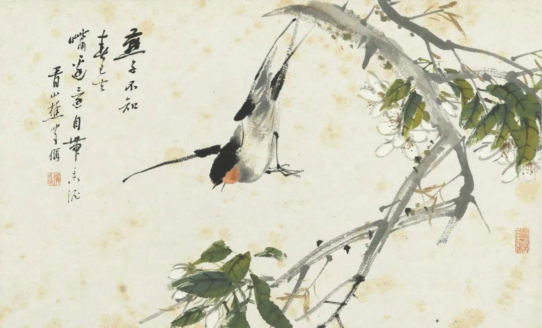 中国古代名画鉴赏：朱偁《花鸟册》