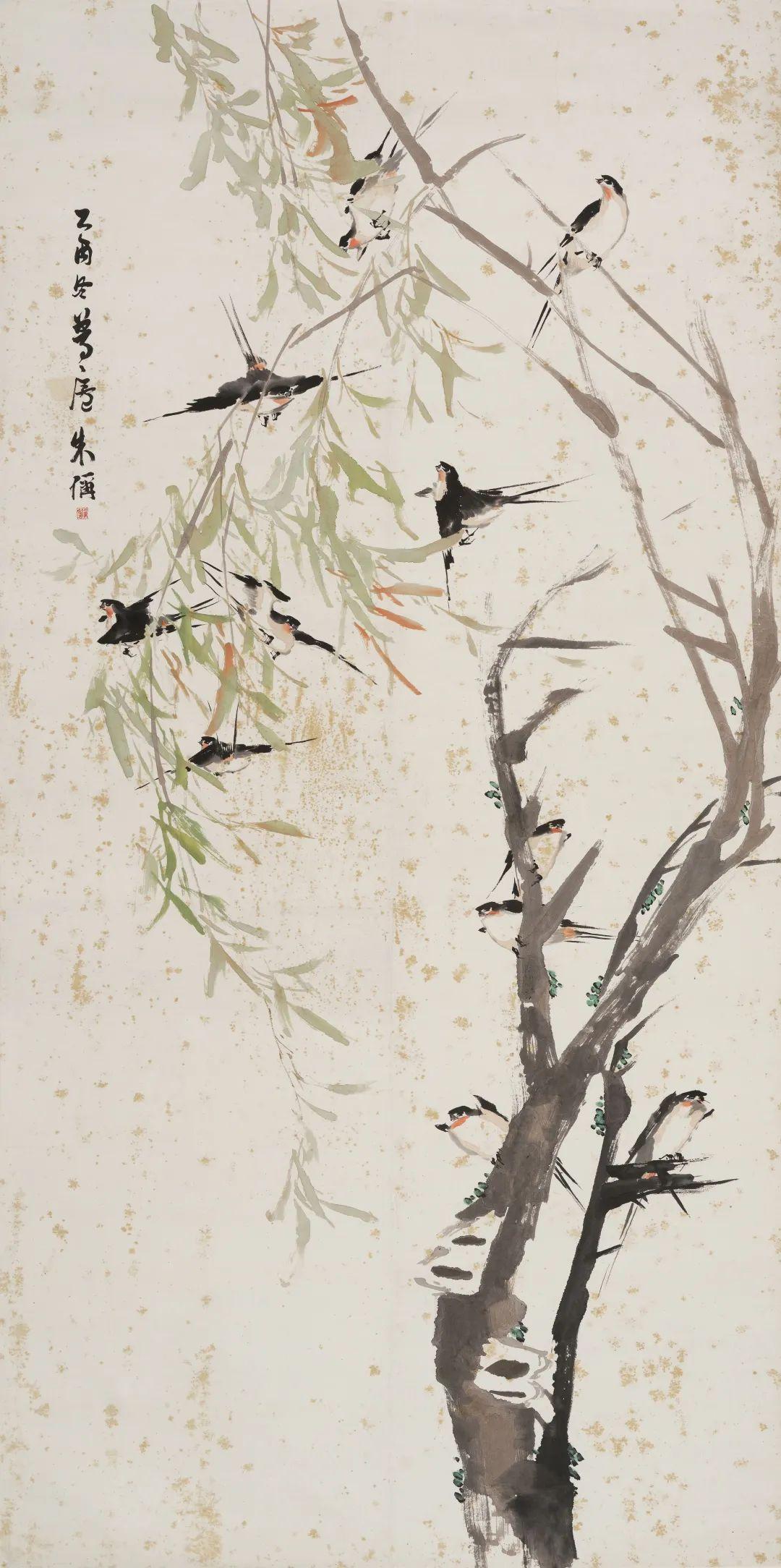 中国古代名画鉴赏：朱偁《花鸟册》