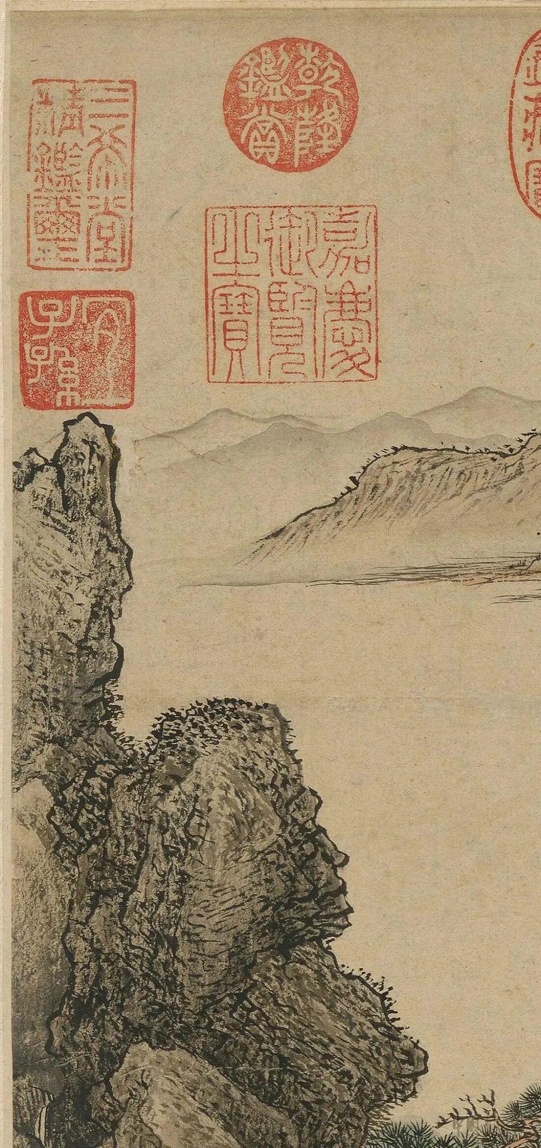 中国古代名画鉴：王翚《藤薜乔松图》