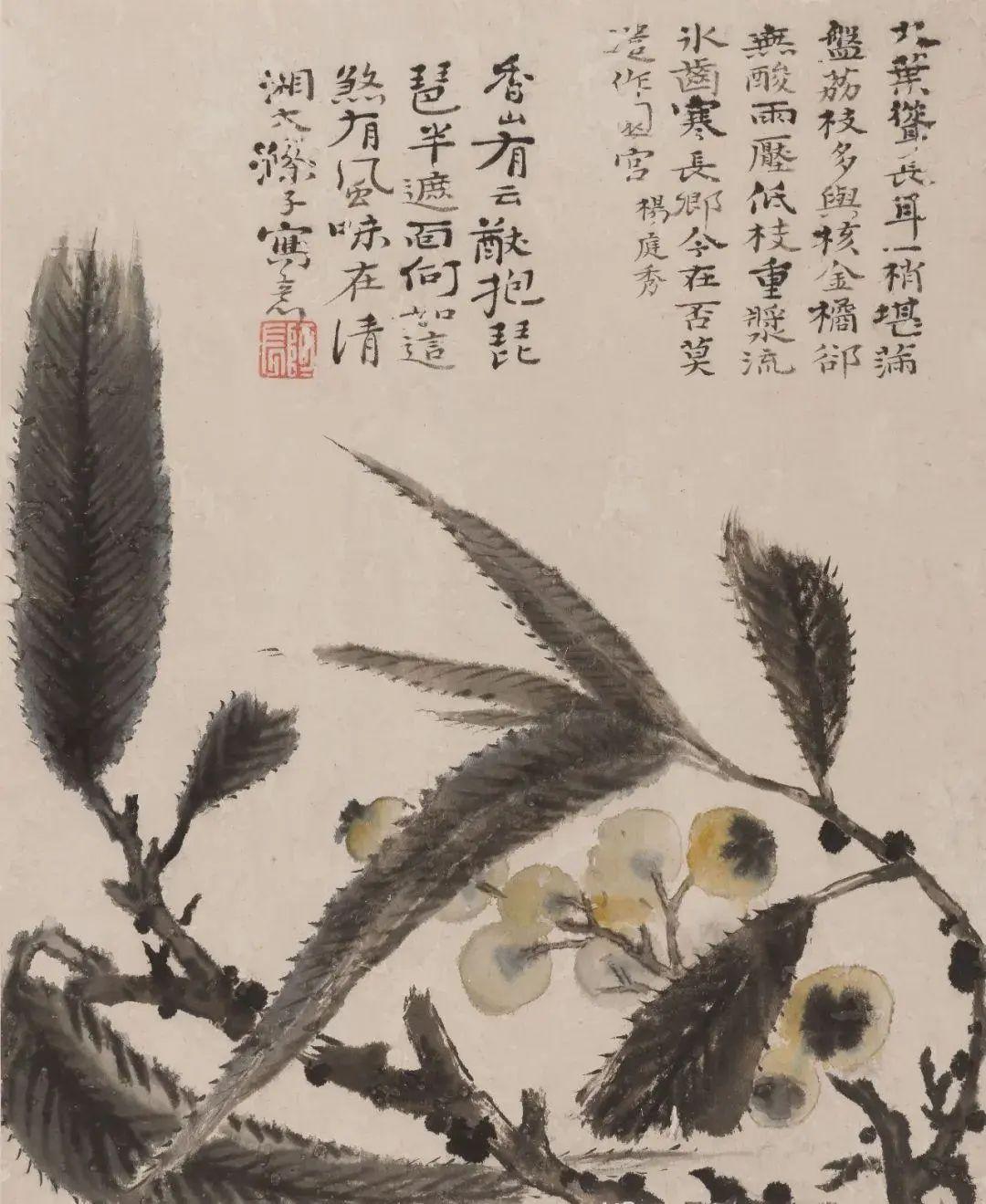 中国古代名画鉴赏：石涛《花果图册》