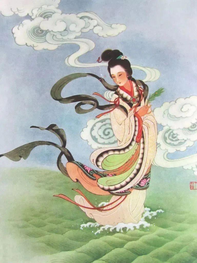 中国古代名画鉴赏：王叔晖 《十二女花神图》