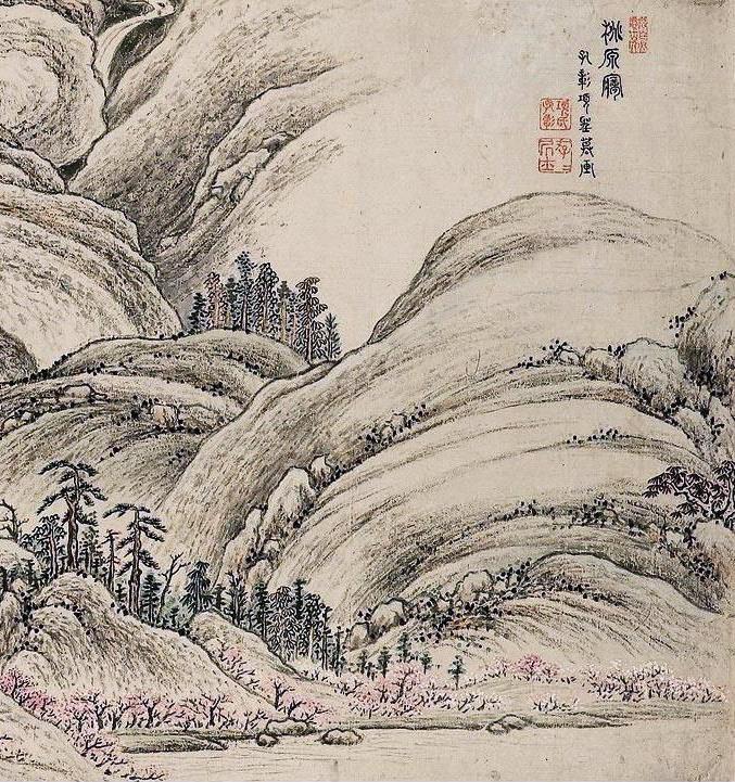 精神家园入画来，项圣谟《桃花源》意境深远